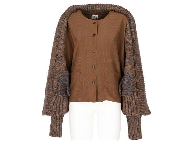 Autre Marque Tushy Wollcardigan braun grau gemustert - Ansicht 3
