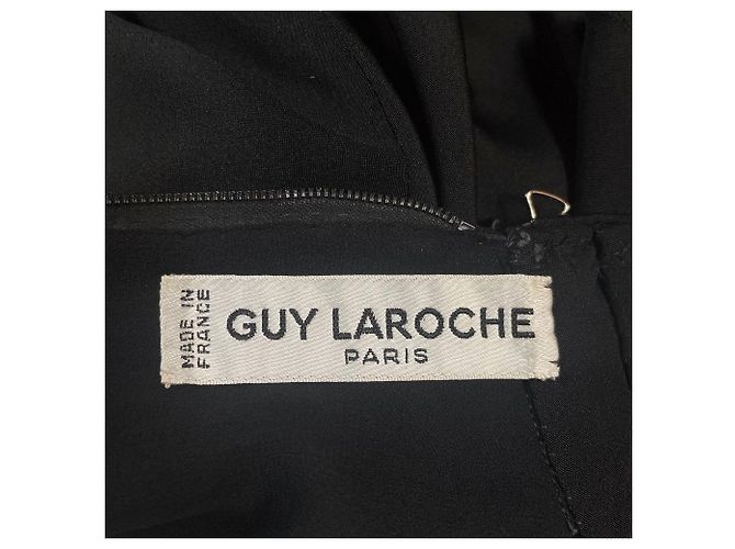 Guy Laroche Kleid aus den 90ern Schwarz - Ansicht 6