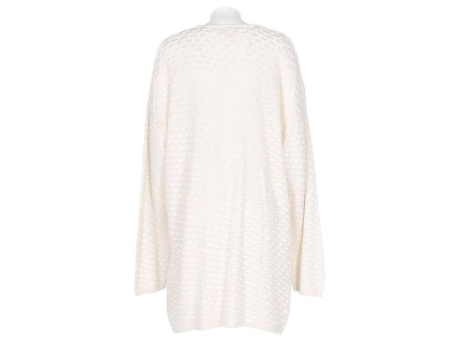 Krizia Cardigan aus weißer Baumwolle - Ansicht 2