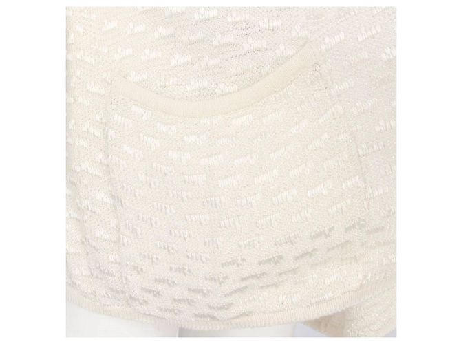 Krizia Cardigan aus weißer Baumwolle - Ansicht 4