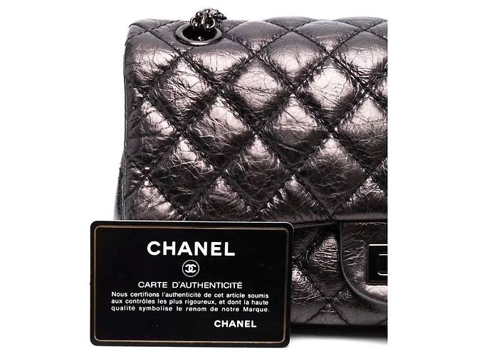 Borse a tracolla Chanel da donna Grigio - vista 7