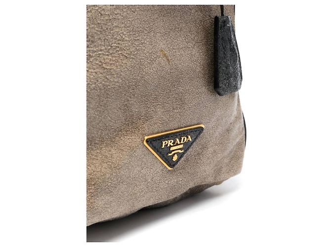 Autre Marque Prada Borsa anni 2010 Beige - vista 4