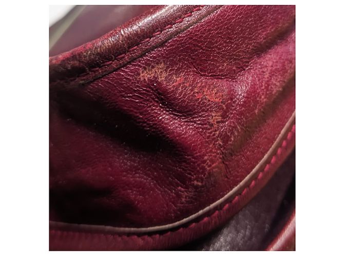 Autre Marque Cartier Borsa anni '80 Bordò - vista 6