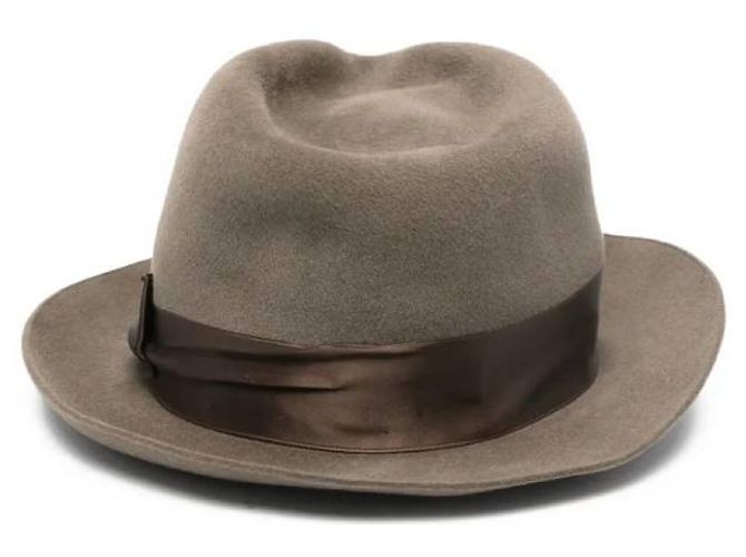 Autre Marque Giorgio Armani Hut aus den 90ern Grau - Ansicht 3