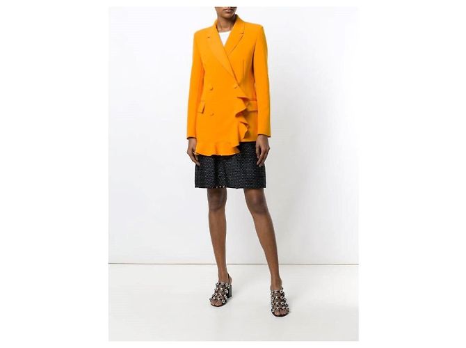 Gonnello Versace in cotone nero - vista 4