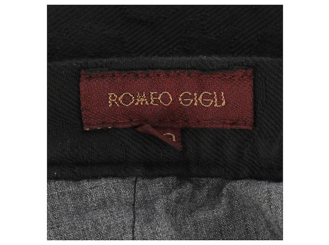 Autre Marque Romeo Gigli 90s Hose Schwarz - Ansicht 6