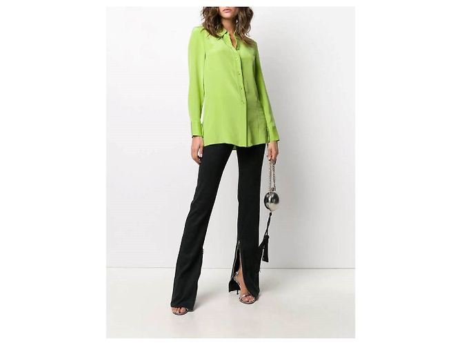 Pantalones Slim Fit de Algodón Negro Versace - vista 4