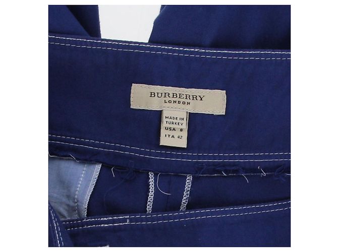 Autre Marque Bermuda Burberry anni 2000 Blu - vista 5