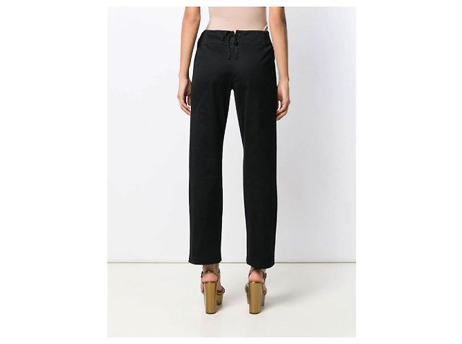 Pantalones Gucci negros de algodón de corte recto - vista 3