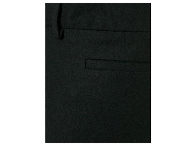 Pantalones Biba de lana negra de pierna recta Negro - vista 5
