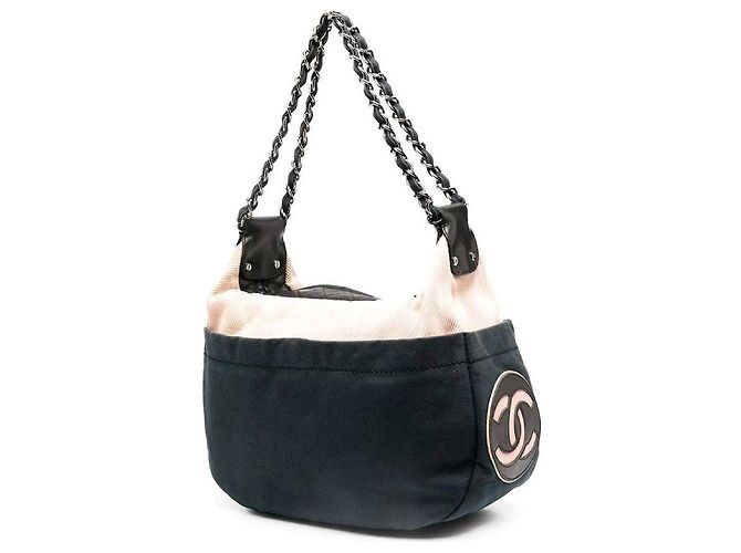 Chanel Women's Shoulder bags Blu navy - vista 3