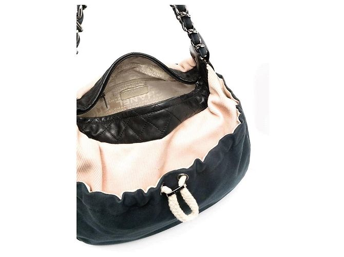 Chanel Women's Shoulder bags Blu navy - vista 5