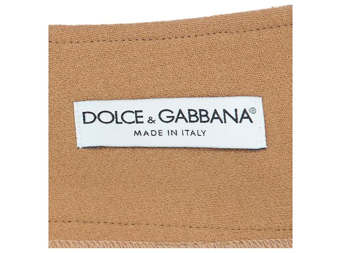 Dolce & Gabbana Gonna anni 2000 Cammello - vista 4