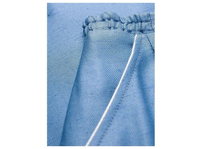 Louis Féraud Gonna anni '70 Turchese - vista 7