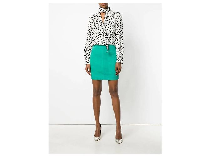 Versace Jupe années 80 Vert - vue 2