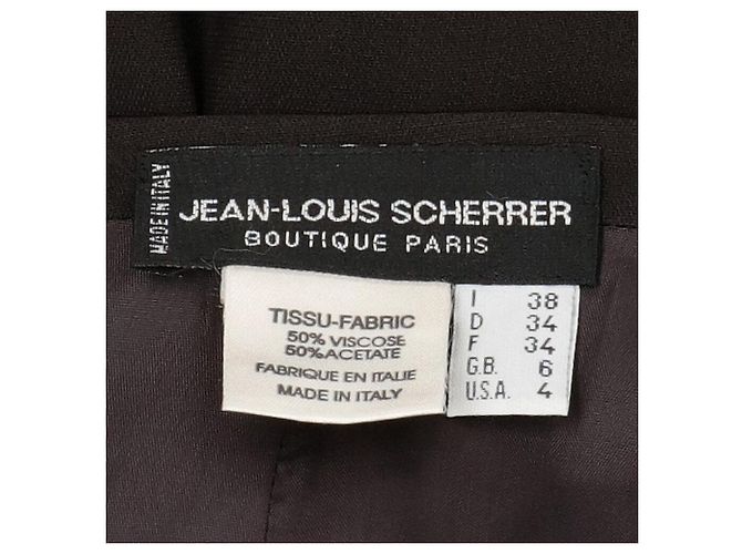 Jean Louis Scherrer Jean-Louis Scherrer Gonna anni '90 Grigio - vista 4
