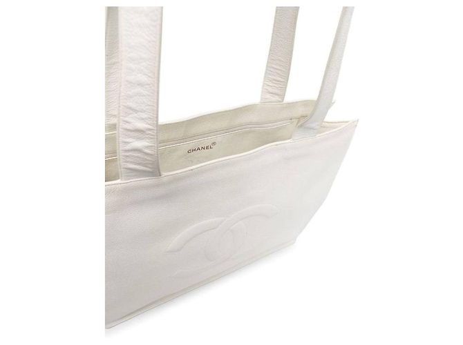 Chanel Borsa anni '90 Bianco - vista 4