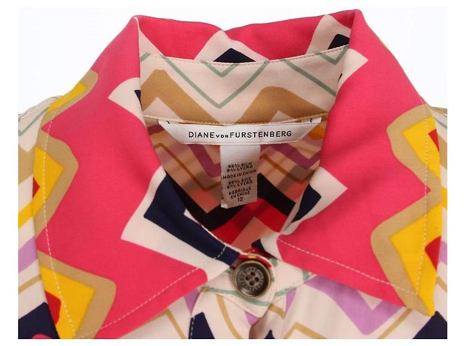 Diane Von Furstenberg Abito Diane von Fürstenberg anni 2010 Multicolore - vista 4
