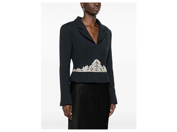 Chanel Blue Wool Jacket - view 3