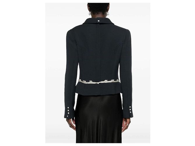 Chanel Blue Wool Jacket - view 5