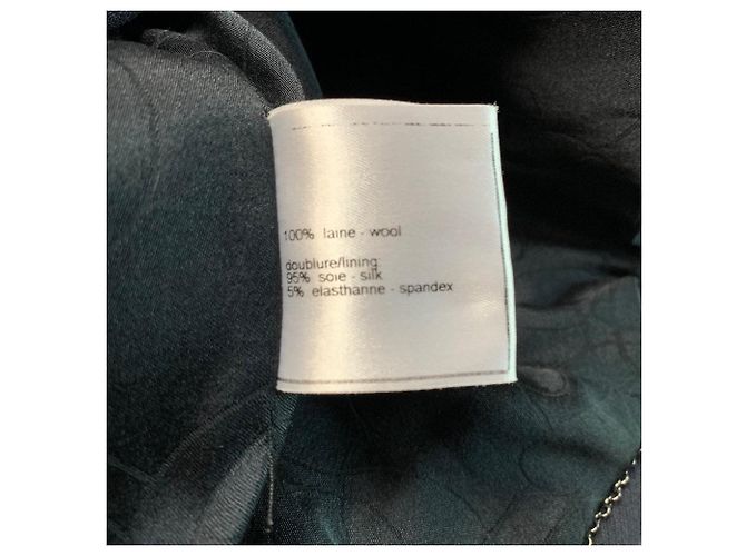 Chanel Blue Wool Jacket - view 8