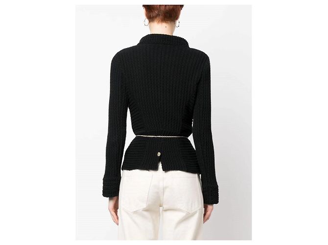 Chanel Cardigan 2010er Jahre Blau - Ansicht 3
