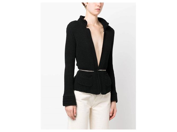 Chanel Cardigan 2010er Jahre Blau - Ansicht 5