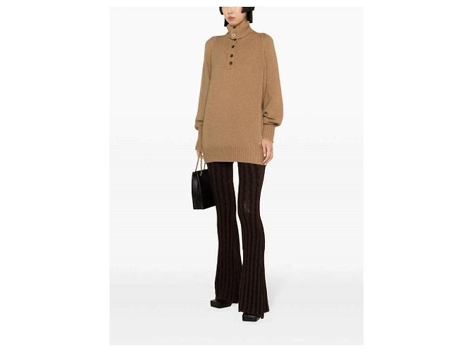 Jersey Chanel Beige de Pelo de Camello - vista 3