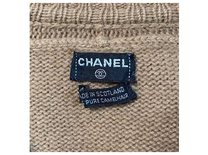 Jersey Chanel Beige de Pelo de Camello - vista 6