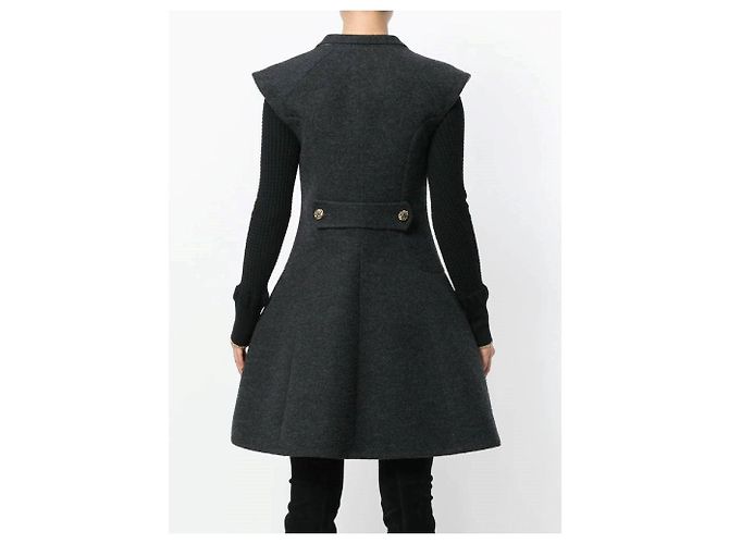 Gilet Duster Chanel de Viscosa Gris - vista 4