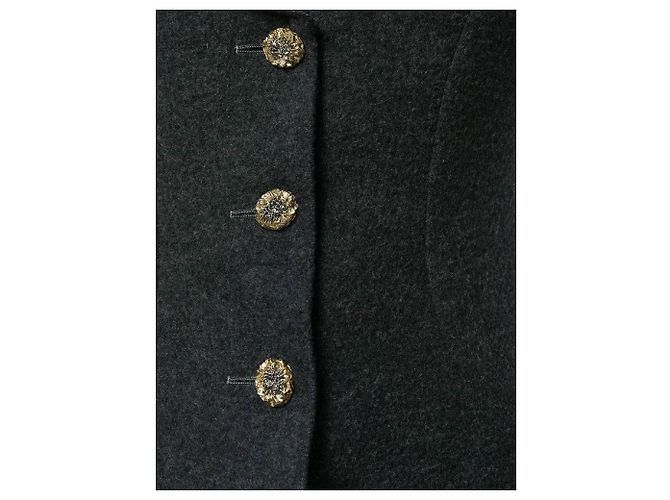 Gilet Duster Chanel de Viscosa Gris - vista 5