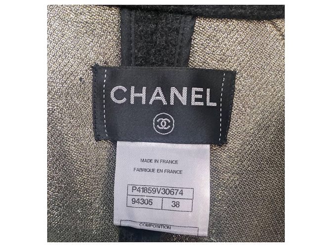 Gilet Duster Chanel de Viscosa Gris - vista 6