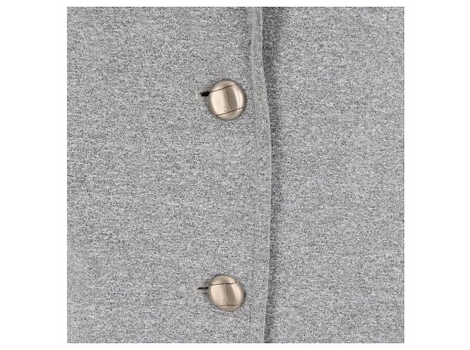 Chanel Jacke aus grauem Stretch-Stoff - Ansicht 5