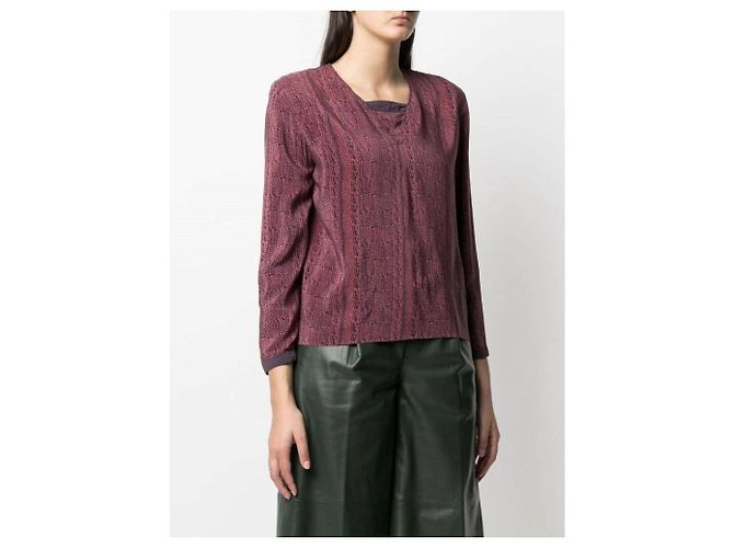 Blusa Giorgio Armani de los 90 Rosa - vista 3