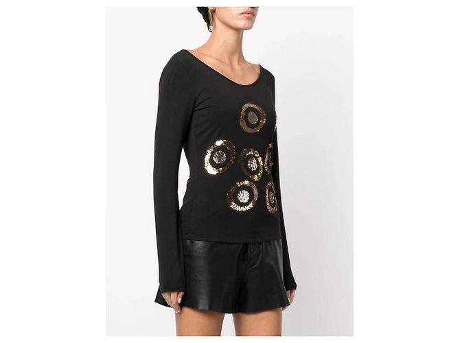 Autre Marque T-shirt Versace anni 2000 Nero - vista 3