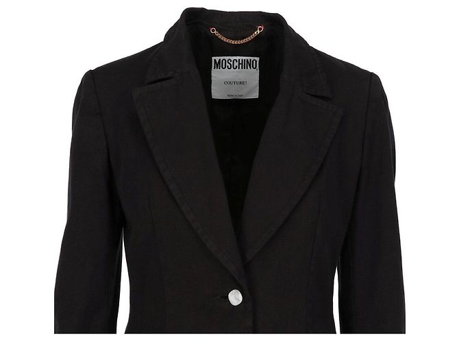 Moschino Women's Jackets Nero - vista 4
