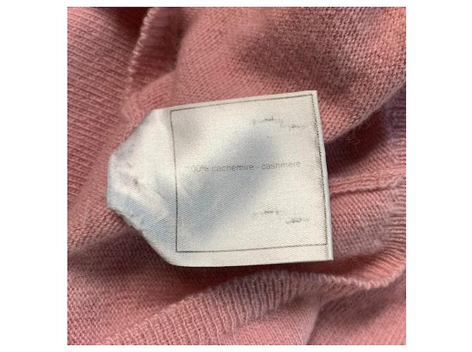 Chanel Rosa Kaschmir Rollkragen Stricktop Pink - Ansicht 7