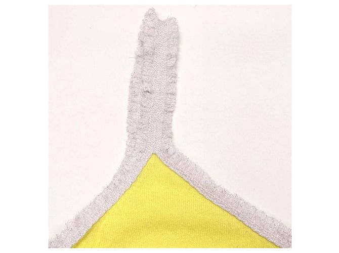 Chanel Cardigan aus den 2000ern Gelb - Ansicht 6