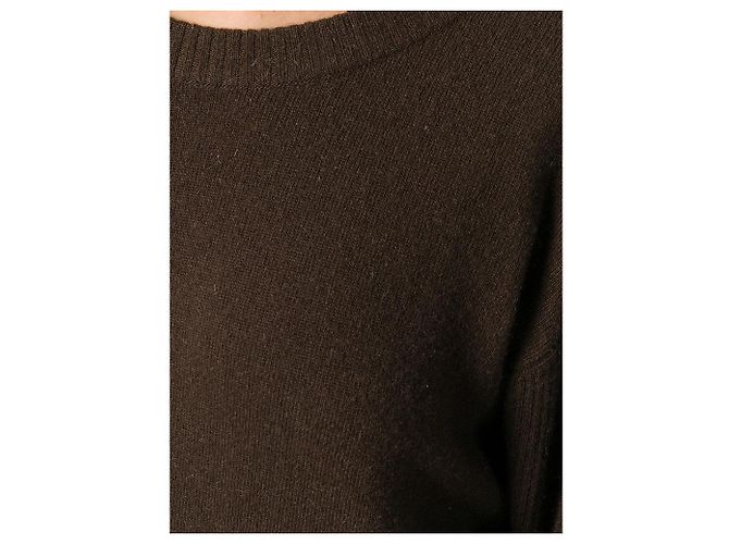 Jersey Chanel de cachemira marrón Castaño - vista 5