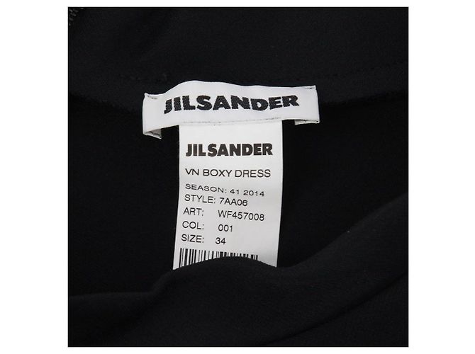 Jil Sander Kleid 2010s Schwarz - Ansicht 4