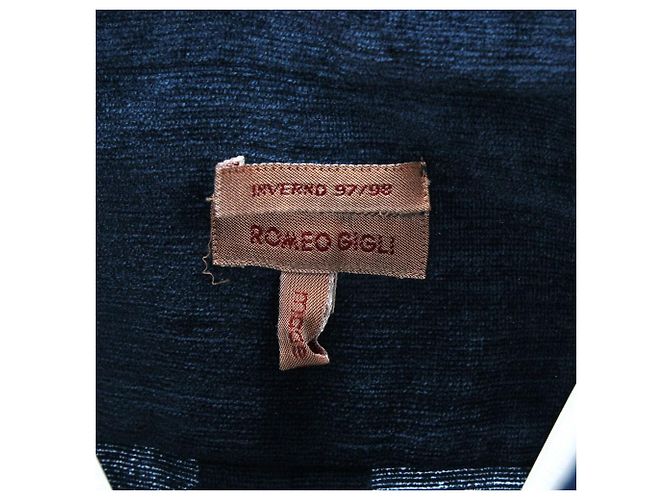 Camicia Romeo Gigli 90s Blu - vista 7