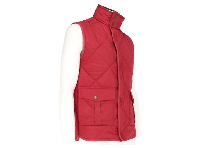 Barbour Polarquilt Steppweste rot Baumwolle - Ansicht 3