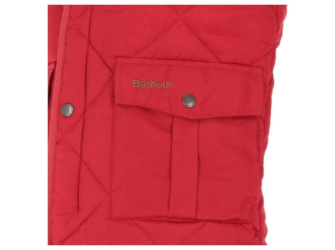 Barbour Polarquilt Steppweste rot Baumwolle - Ansicht 6
