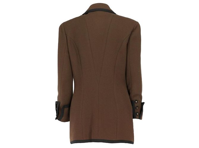 Blazer Chanel by Ratti de lana marrón Púrpura - vista 2