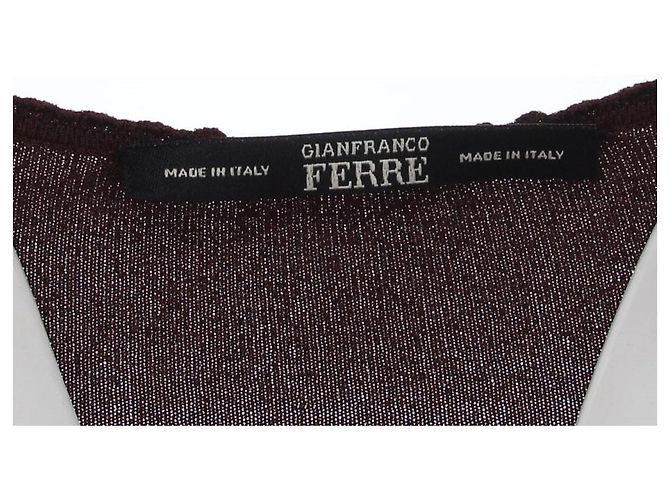 Canotta Gianfranco Ferré anni 2000 Marrone - vista 4