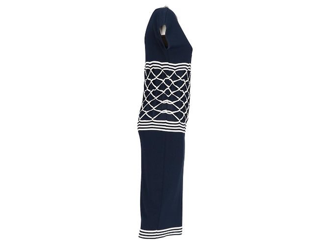 Autre Marque A.N.G.E.L.O. Vintage Cult 90s Kleid Blau - Ansicht 2