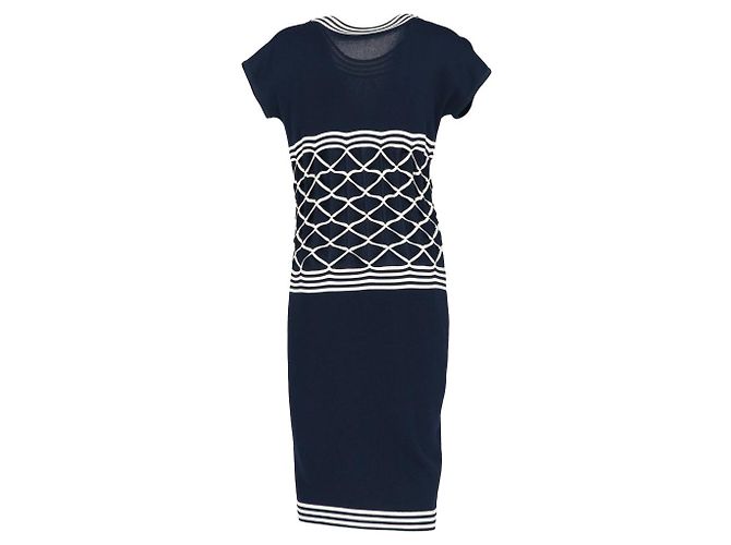 Autre Marque A.N.G.E.L.O. Vintage Cult 90s Kleid Blau - Ansicht 3