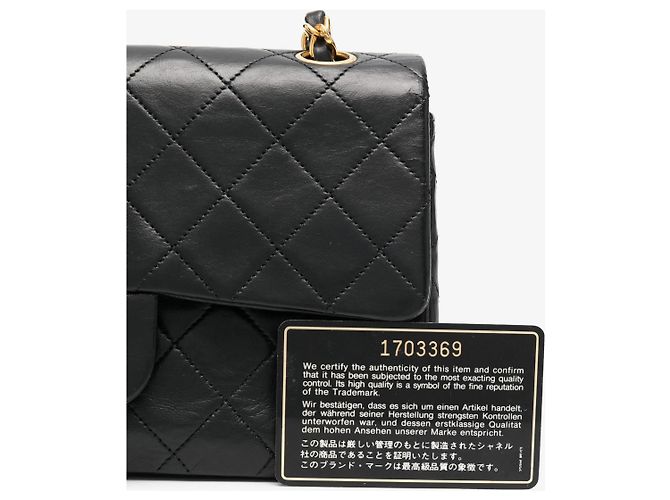 Autre Marque Chanel Borsa anni 1989-1991 Nero - vista 7