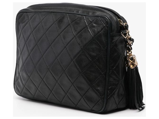 Autre Marque Chanel Borsa anni 1989-1991 Nero - vista 3