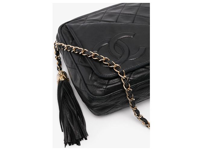 Autre Marque Chanel Borsa anni 1989-1991 Nero - vista 4
